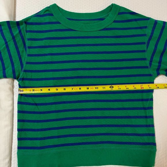 Entireworld Women's Type C, Version 8 Sweatshirt, Green/Blue stripe - Picture 5 of 7